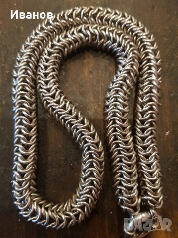 масивен сребърен ланец 