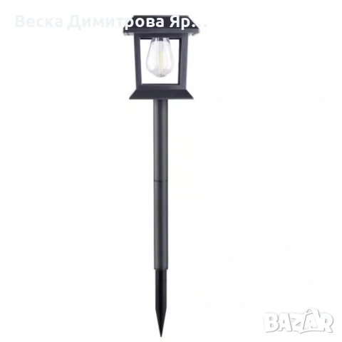 Соларни градински LED лампи – Комплект 2 бр. водоустойчиви с автоматичен ден/нощ сензор за двор,, снимка 5 - Външни лампи - 54910982