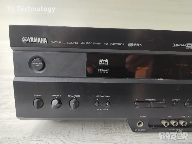 Ресивър Yamaha RX-V420RDS – 5.1-канален аудио приемник, снимка 5 - Ресийвъри, усилватели, смесителни пултове - 55309090