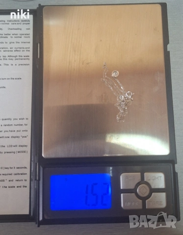 Дамско бяло златно колие 14к, снимка 4 - Колиета, медальони, синджири - 54976896
