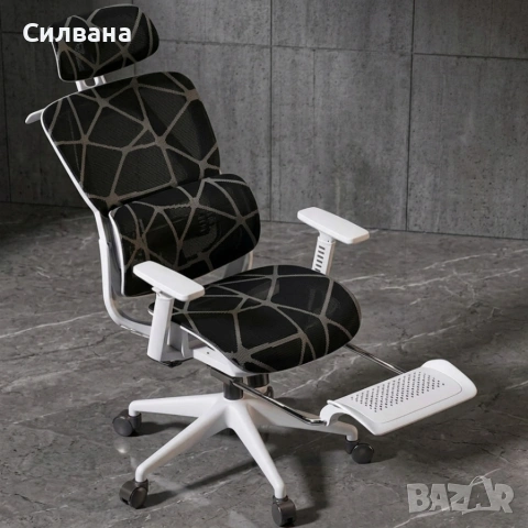 Ергономичен офис стол , снимка 2 - Столове за офис - 54261197