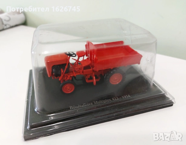 Трактор 1:43 Hachette, снимка 4 - Колекции - 54546450