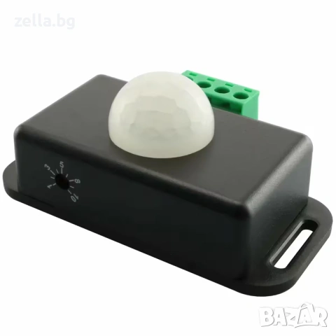 PIR сензор за движение 12V-24V 6A – Превключвател за LED ленти и автомобилно осветление 10225, снимка 12 - Друга електроника - 54661125