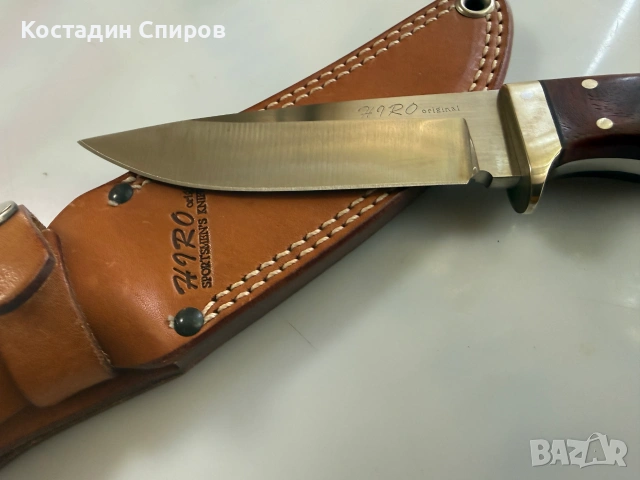 ловен нож Hiro Original Sportsmen's Knife (Made in Japan, Seki) – Колекционерски!, снимка 7 - Ножове - 55044481