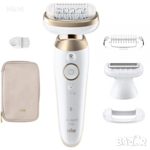 Епилатор Braun Silk-epil 9 9-030 Flex 360° Wet & Dry, Smart Touch,, снимка 4 - Епилатори - 54983379