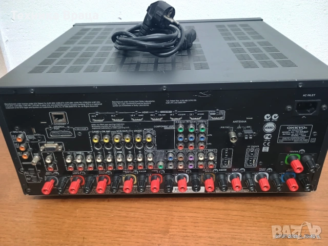 ONKYO TX-NR 807. 7X135W при 8 ома. 750W траф. Истински звяр! Изпращам видео. , снимка 18 - Ресийвъри, усилватели, смесителни пултове - 55236375