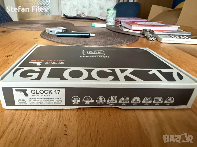 Въздушен пистолет Glock 17 Blowback, снимка 2 - Въздушно оръжие - 55656582