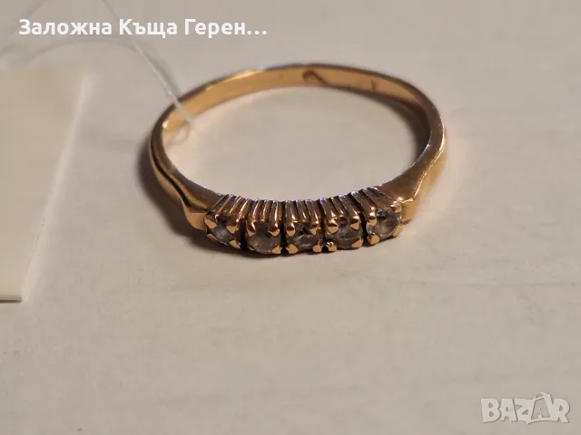 Златен пръстен 2,56гр., снимка 2 - Пръстени - 55527616
