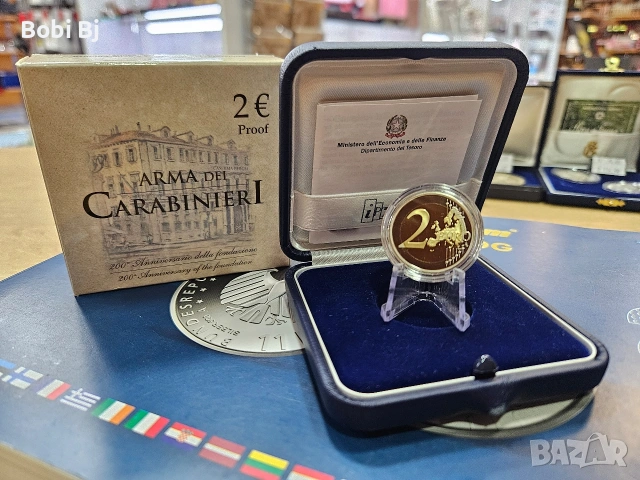 2 €/евро/EURO Arma dei Carabinieri 