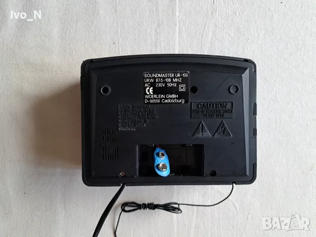 Радио часовник Soundmaster UR-106., снимка 5 - Радиокасетофони, транзистори - 55441733