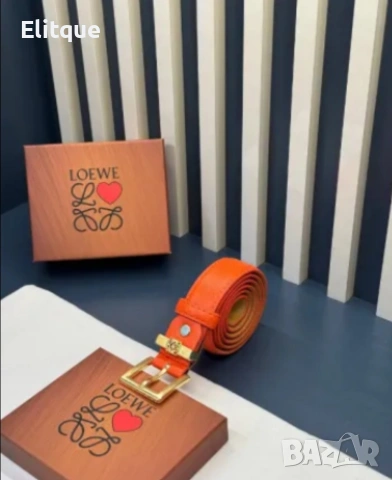 Колани loewe от естествена кожа в кутия на марката , снимка 10 - Колани - 54381807