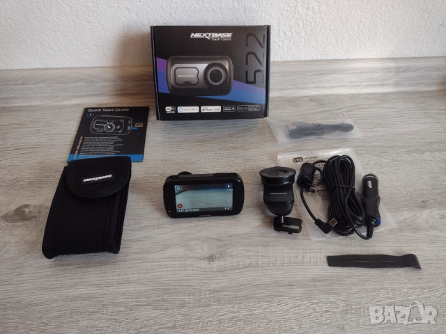 Видеорегистратор  Nextbase 522GW 2K, GPS, Wi-Fi автомобилна DVR камера