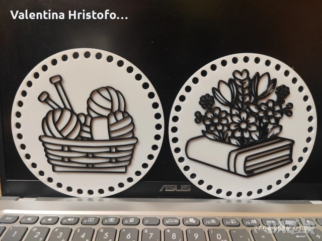 Основи за плетене на панери 3Д печат , снимка 3 - Декорация за дома - 54349830