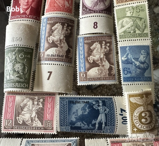 Немски лот пощенски марки Deutsches Reich, снимка 3 - Филателия - 55528296