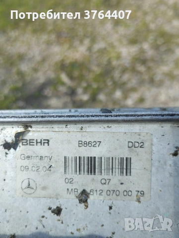 Топлообменник Mercedes W203, снимка 2 - Части - 54095685