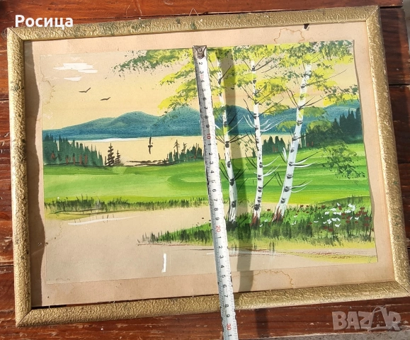 пейзаж с брези , снимка 5 - Картини - 54003515