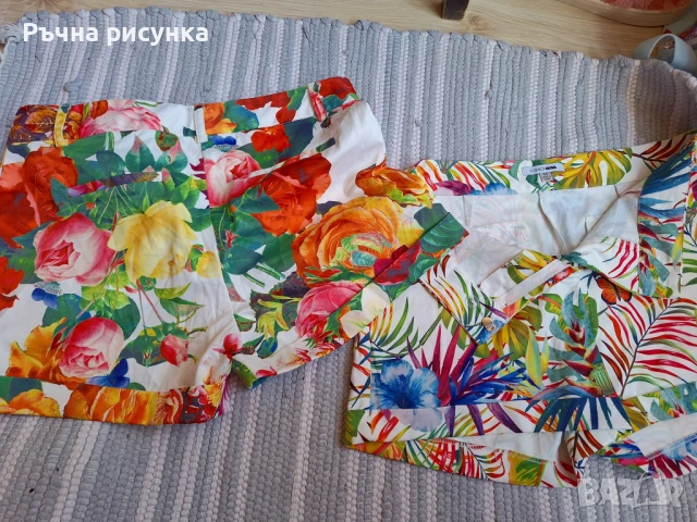 Два чифта прекрасни и цветни къси панталонки ,размер М ,без забележки !, снимка 5 - Декорация за дома - 27879425