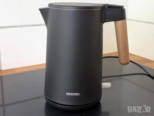 Електрическа кана Arendo 1.5L – неръждаема стомана, 2200W, снимка 8 - Кани - 54884501