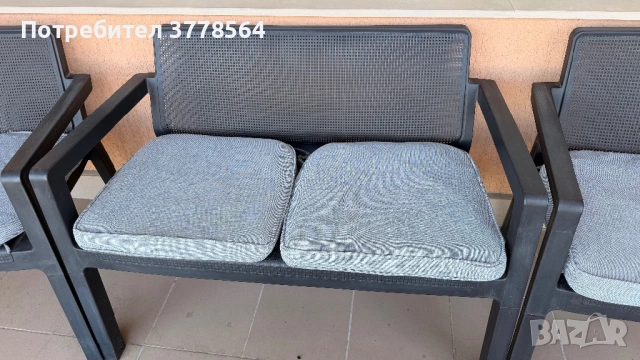 Градински комплект, снимка 4 - Градински мебели, декорация  - 54717087