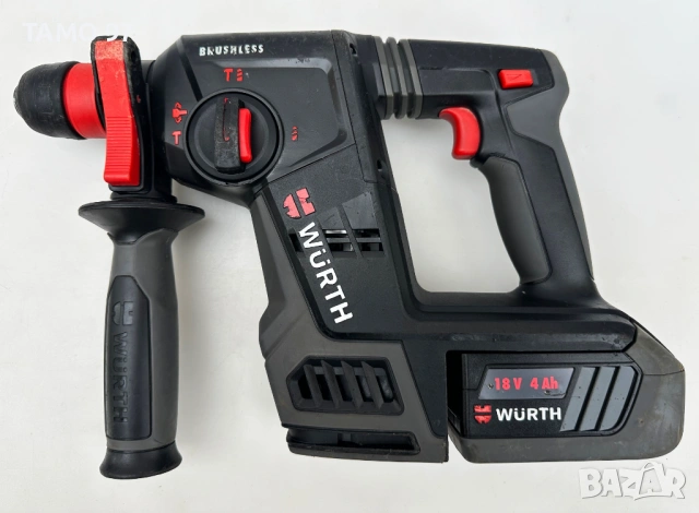 Wurth ABH 18 Compact - Безчетков акумулаторен перфоратор M-Cube 2x18V 4.0Ah, снимка 2 - Перфоратори - 54417092
