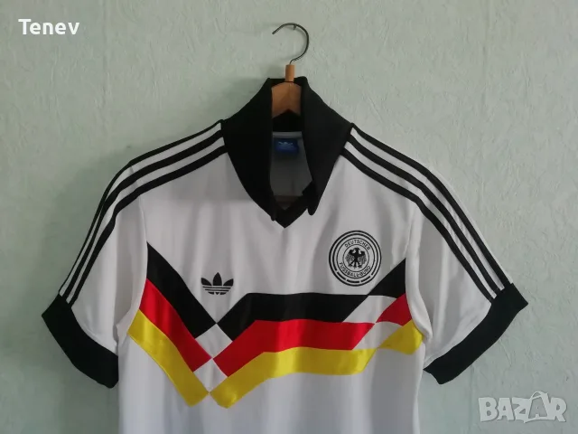 Germany 1988-1990-1991 Adidas originals trefoil ретро оригинална тениска фланелка Германия , снимка 3 - Тениски - 43010927