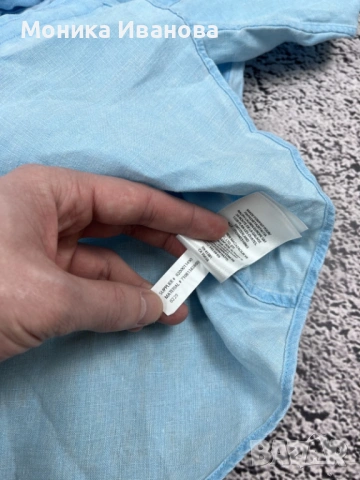 Polo Ralph Lauren 100% linen, снимка 4 - Ризи - 54421689