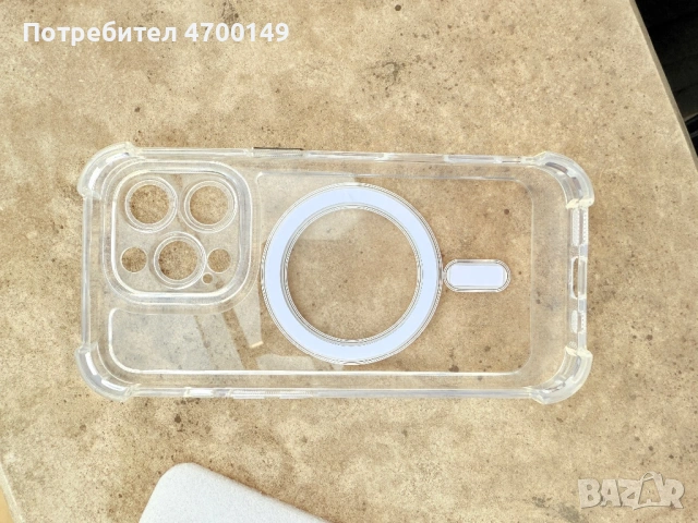 Кейс прозрачен за iphone 16pro абсолютно нов.