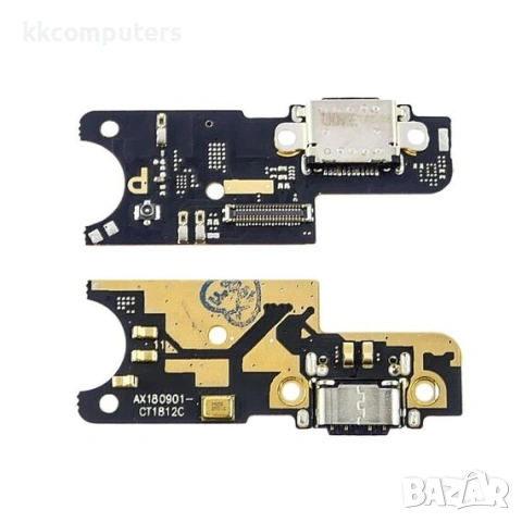 Конектор зареждане за XIAOMI Pocophone F1 на платка с микрофон и компоненти