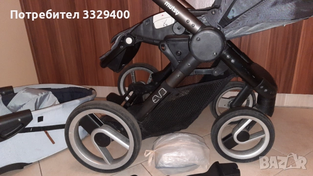 Бебешка/детска количка MUTSY EVO-2в1, снимка 7 - Детски колички - 54547124