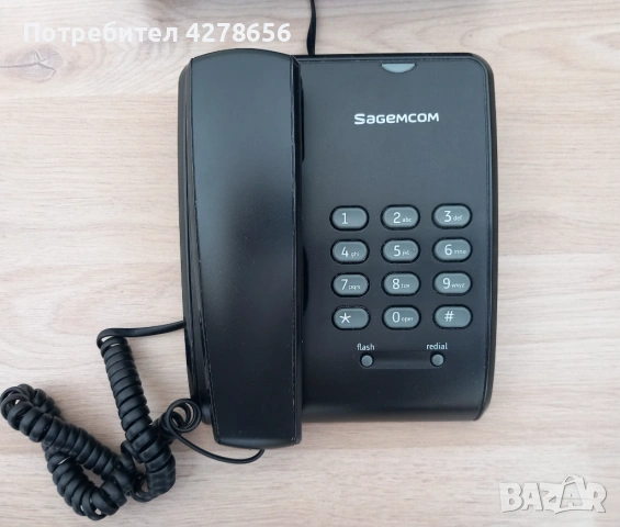 Нов стационарен телефон , снимка 4 - Стационарни телефони и факсове - 54661761