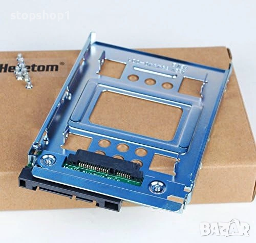 Heretom адаптера за 2.5" SSD към 3.5" SATA твърд диск, Caddy Tray, Hot-Swap конвертор, съвместим с 2
