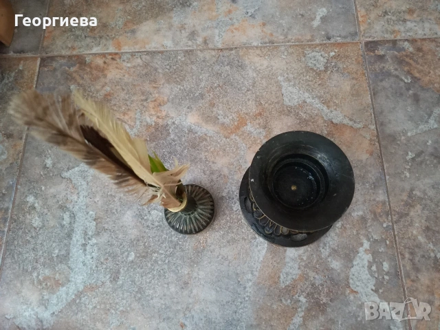 Бронзов свещник , снимка 6 - Декорация за дома - 54822408