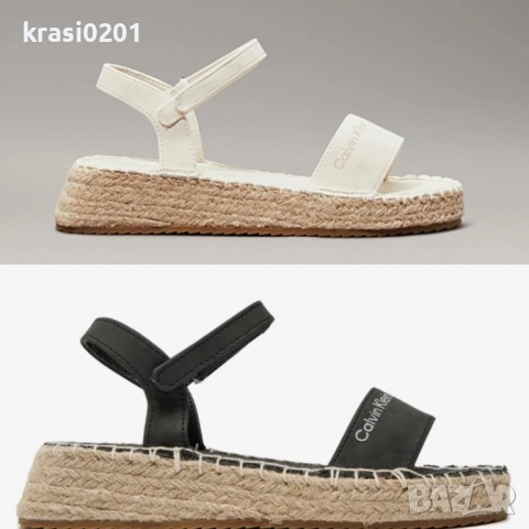 Calvin Klein Jeans Еспадрили Rope, оригинални сандали - 37, 38, 39