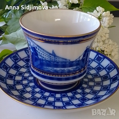 Руски порцелан ИФЗ Сетове за чай , снимка 7 - Чаши - 54316945