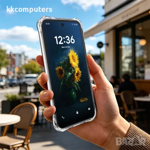 IMAK за TCL NxtPaper 70 Pro 5G Магнитен Airbag Удароустойчив TPU Калъф със Скрийн Протектор – Прозра, снимка 5 - Калъфи, кейсове - 55376681