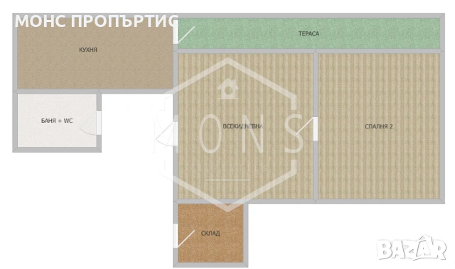 Маломерен тристаен апартамент с панорамна гледка в гр. Габрово, кв. Младост., снимка 13 - Апартаменти - 54793177