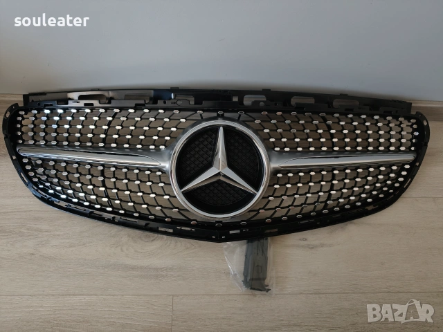 Решетка/маска с емблема тип AMG DIAMOND за Mercedes W212 Facelift 2013/2016