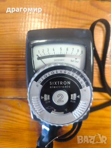 GOSSEN SIXTRON electronic 2 светломер , снимка 6 - Фотоапарати - 54762819