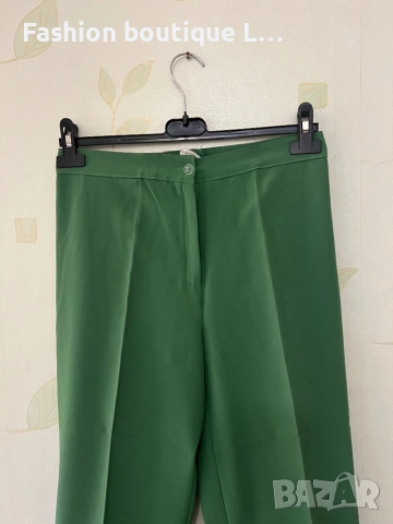 Нов дамски летен панталон в зелен цвят с дължина 3/4 💚 Налични размери XS , S , M 💚, снимка 2 - Панталони - 54728620