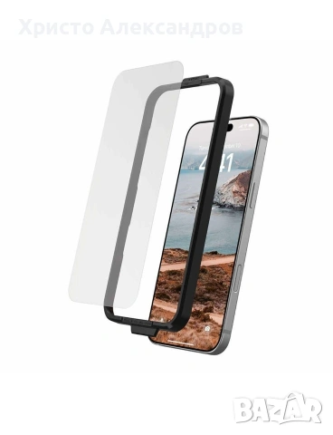 Оригинален стъклен протектор UAG Glass Shield за iPhone Air (2025) – 6.6", Двойно закален #26