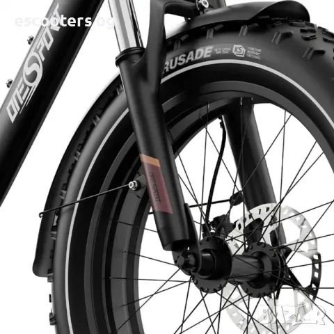 Електрически велосипед ONESPORT OT16 Max | 1x500W | 48V 18Ah | 50км/ч - черно, снимка 10 - Велосипеди - 55498592