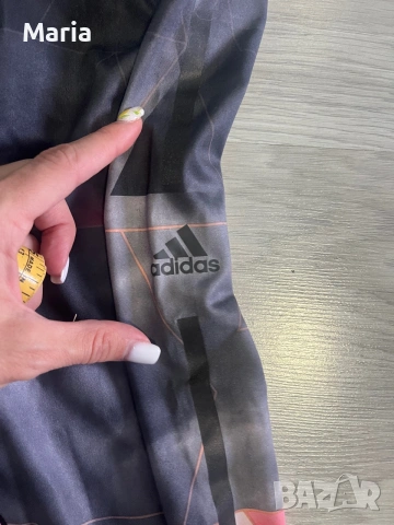 Adidas дамски спортен клин 3/4 размер S оригинал, снимка 2 - Спортни екипи - 55226016