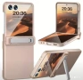 Samsung Z Flip 7 - розов кейс с вградена стойка, снимка 1