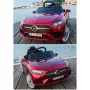 Червена акумулаторна кола Mercedes Benz CLS350 с кожена седалка 12V, снимка 8