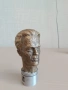 Бронзов авторски бюст на Н. Й. Вапцаров, снимка 1