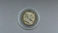 Сребърна монета от 50 стотинки 1910 година - без чертичката, снимка 7