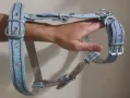 Нов здрав текстилен нагръдник за средни кучета (3 см ширина), снимка 1