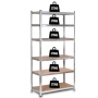 Професионален метален стелаж HÖGLER 222x110x50 см – 6 Рафта, до 1050 кг, регулируема височина, снимка 5