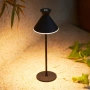 LED акумулаторна регулируема настолна лампа димируема височина 2CCT 3000/6000K USB-C – Черна, снимка 2