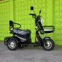 Двуместна електрическа триколка Pudding 1800W-48V-20Ah - BLACK , снимка 2